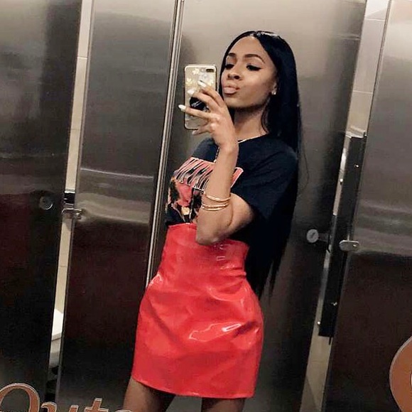 Grayscale Dresses & Skirts - RED CORSET SKIRT